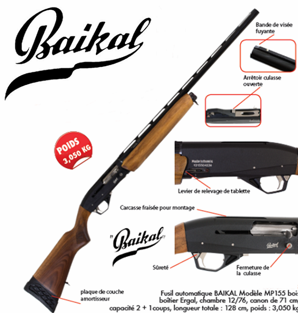 BAIKAL MP155 CAL 12